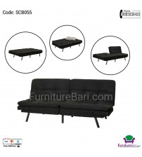 2 Part Folding Fabrics Sofa Bed SCB055