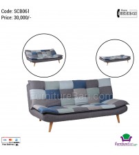 Fabrics 2 Seat Sofa Cum Bed SCB061