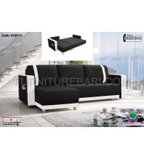 Pull Out AF Leather Sofa Bed SCB074