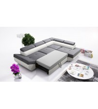 L Shaped Headrest Sofa Bed SCB098