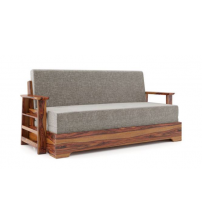 3 Seater Meheguni Wood Sofa Cum Bed SCB044