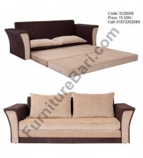 Fabrics Sofa Cum Bed 2 Seater SCB008