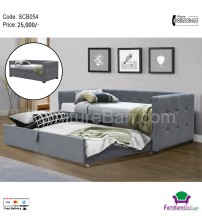 2 Seater Fabrics Sofa Cum Bed SCB054