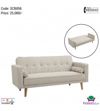 Classic Fabrics 2 Seat Sofa Bed SCB058
