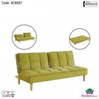 2 Part Folding Fabrics Sofa Bed SCB057