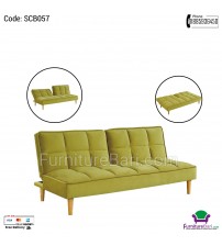 2 Part Folding Fabrics Sofa Bed SCB057