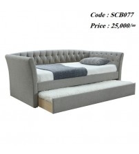 Fabrics Sofa Cum Bed 2 Seater SCB077