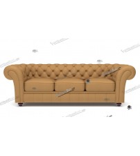 Califronte Leather Sofa LS194 (Two Seat)