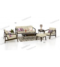 Jordan Wooden Sofa WS80 (Two Seat)