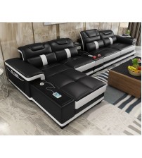 L Shaped Smart AF Leather Modern Sofa Without CT L692