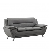 Leather Sofa Set Without Center Table S3033H