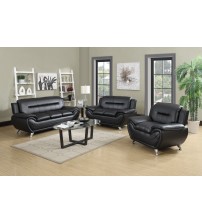 Leather Sofa Set Without Center Table S3033H