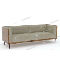 Valencio Wooden Sofa WS74 (Two Seat)