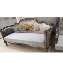 Mughal Wooden Victoria Sofa WS091 (Three Seater)