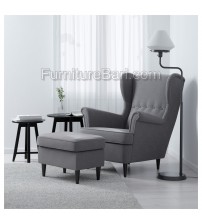 Fabric Winback Chair CH105 (With Stool)