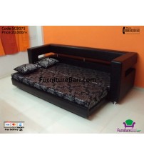2 Seat Fabrics & AF Leather Sofa bed SCB075