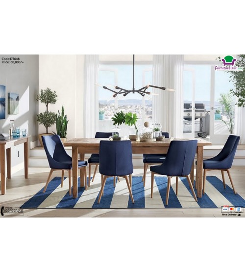 StoneWave Dining Table DT648 (6 Chairs + 1 Table)