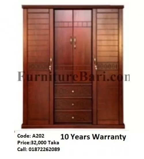 Wooden Almirah 4 Door A202 Wooden Almirah 4 Door A202