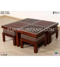4 Seater Wooden Coffee Table CT201
