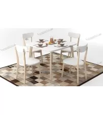 Bhindeshi Modern Dining Table DT685 (4 Chairs + 1 Table)