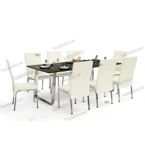 Somobeto Modern Dining Table DT700 (4 Chairs + 1 Table)
