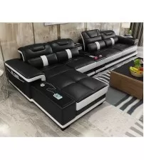 L Shaped Smart AF Leather Modern Sofa Without CT L692