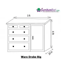 Wooden Wardrobe W201